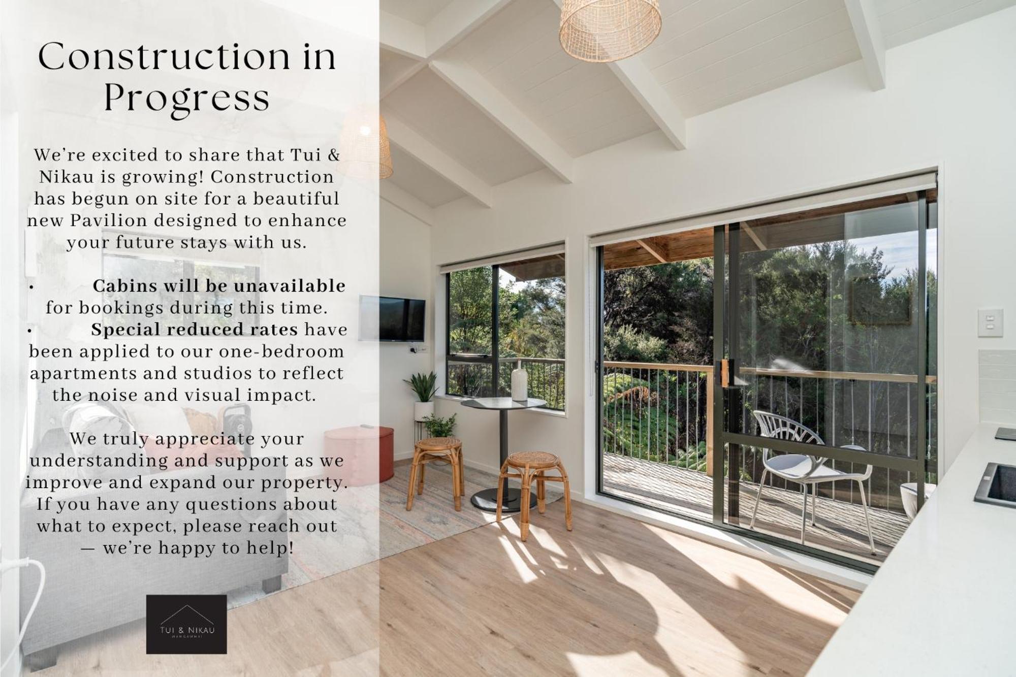 Tui & Nikau Cabins Mangawhai Phòng bức ảnh